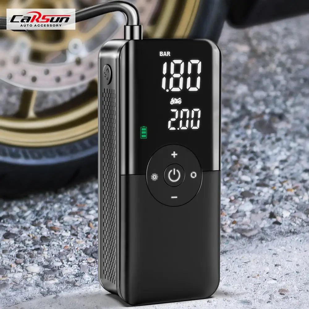 Digital Air compressor with Phone Charger